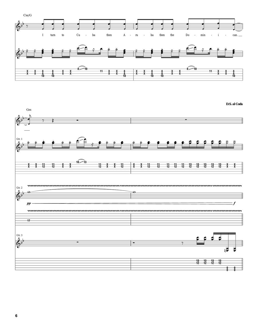 Turn It Again Turn It Again Acoustic Guitar scores gallery preview page 6