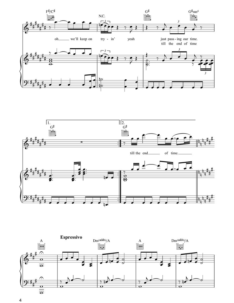 Innuendo Innuendo Piano, Vocal, Guitar scores gallery preview page 4