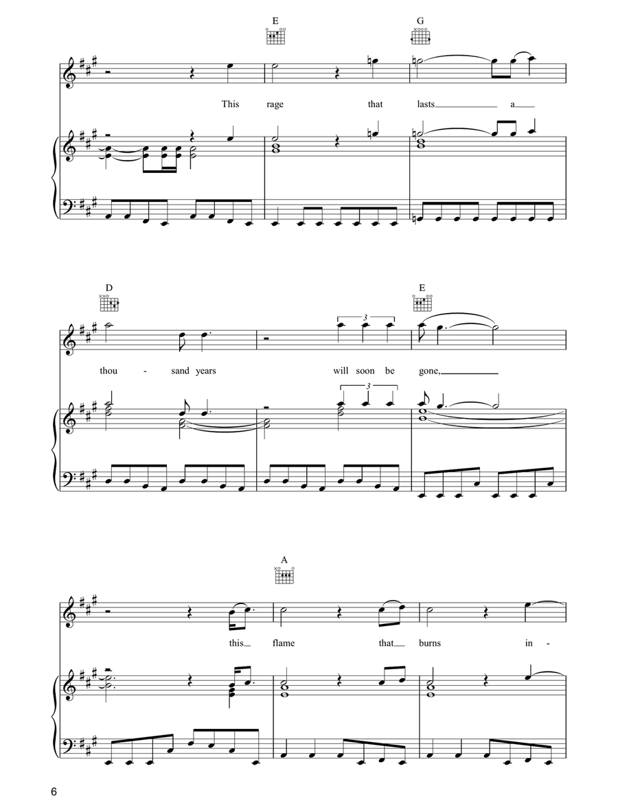 A Kind Of Magic A Kind Of Magic Piano, Vocal, Guitar scores gallery preview page 6