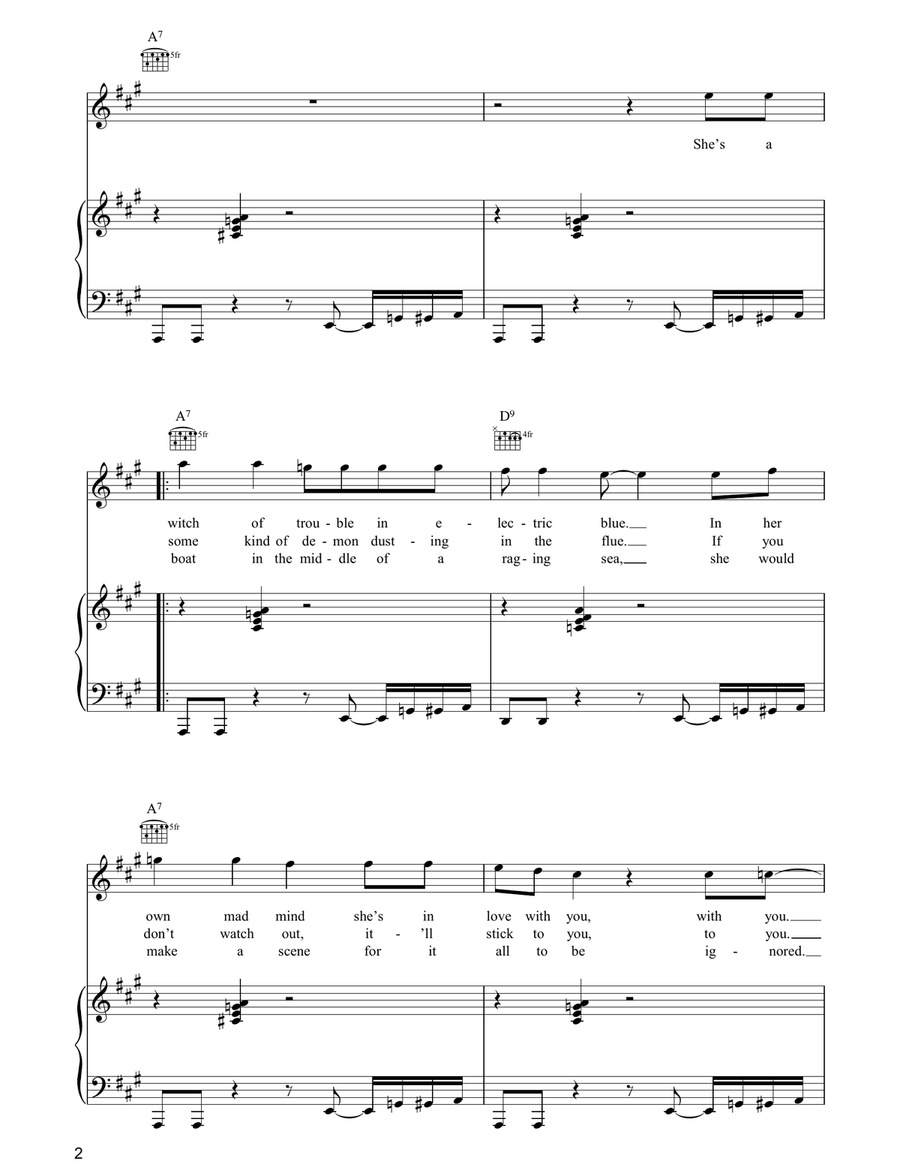 Strange Brew Strange Brew Piano, Vocal, Guitar scores gallery preview page 2