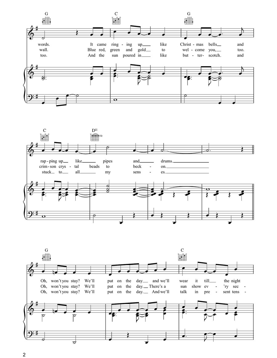 Chelsea Morning Chelsea Morning Acoustic Guitar scores gallery preview page 2