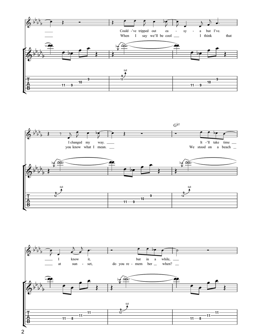 Sunshine Superman Sunshine Superman Acoustic Guitar scores gallery preview page 2