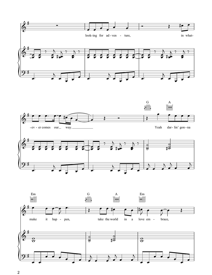 Born To Be Wild Born To Be Wild Piano, Vocal, Guitar scores gallery preview page 2
