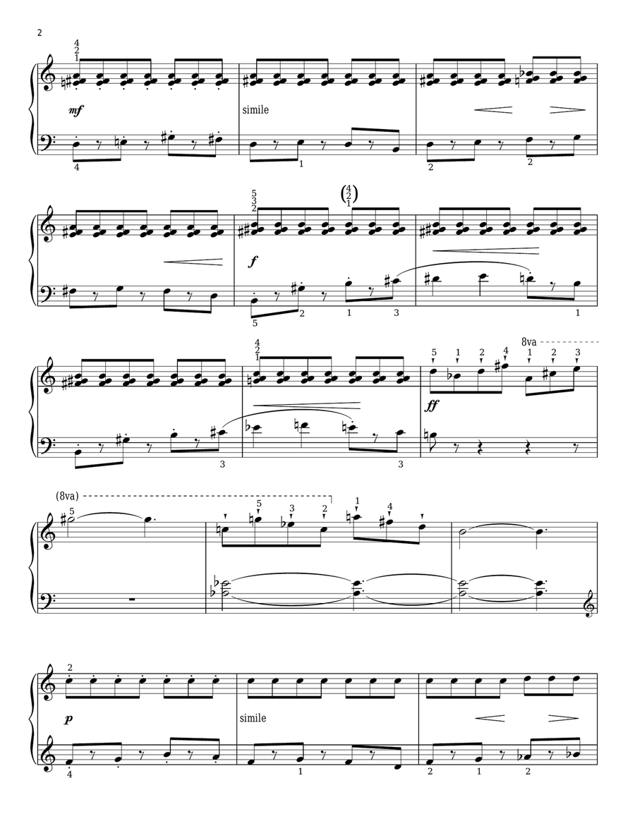 Crimson Crimson Piano Solo scores gallery preview page 2