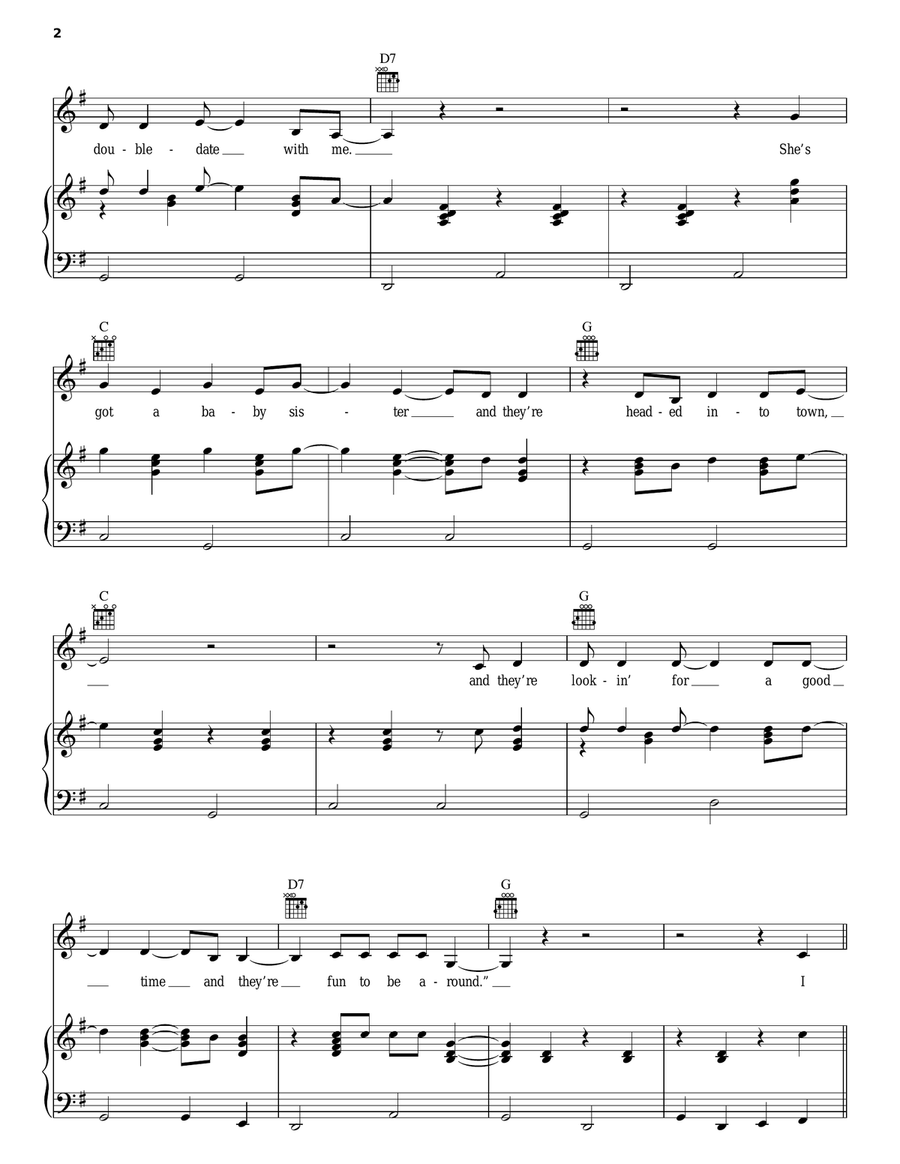 Runnin' Block Runnin' Block Piano, Vocal, Guitar scores gallery preview page 2