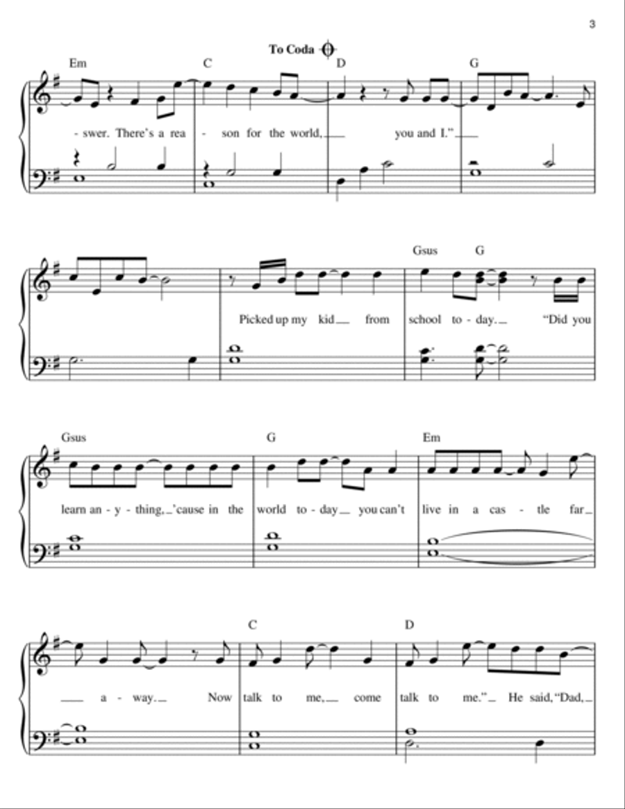 The Riddle The Riddle Easy Piano scores gallery preview page 3