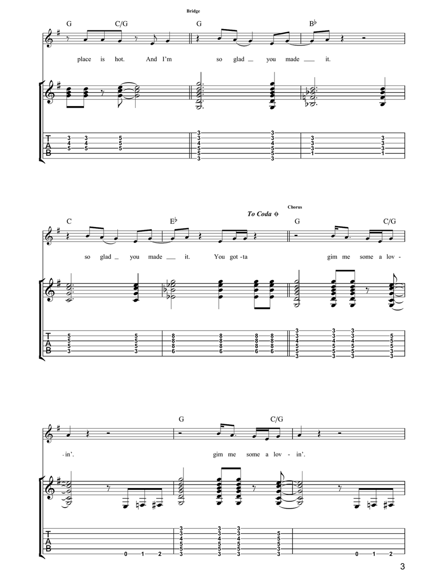 Gimme Some Lovin' Gimme Some Lovin' Acoustic Guitar scores gallery preview page 3