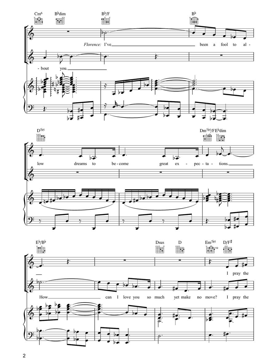 You And I You And I Piano, Vocal, Guitar scores gallery preview page 2