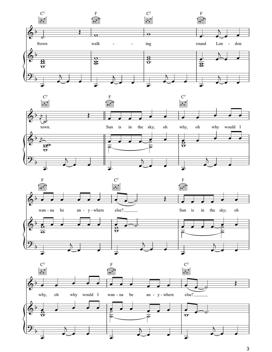 LDN LDN Piano, Vocal, Guitar scores gallery preview page 3