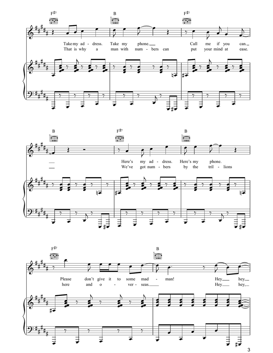 When Numbers Get Serious When Numbers Get Serious Acoustic Guitar scores gallery preview page 3