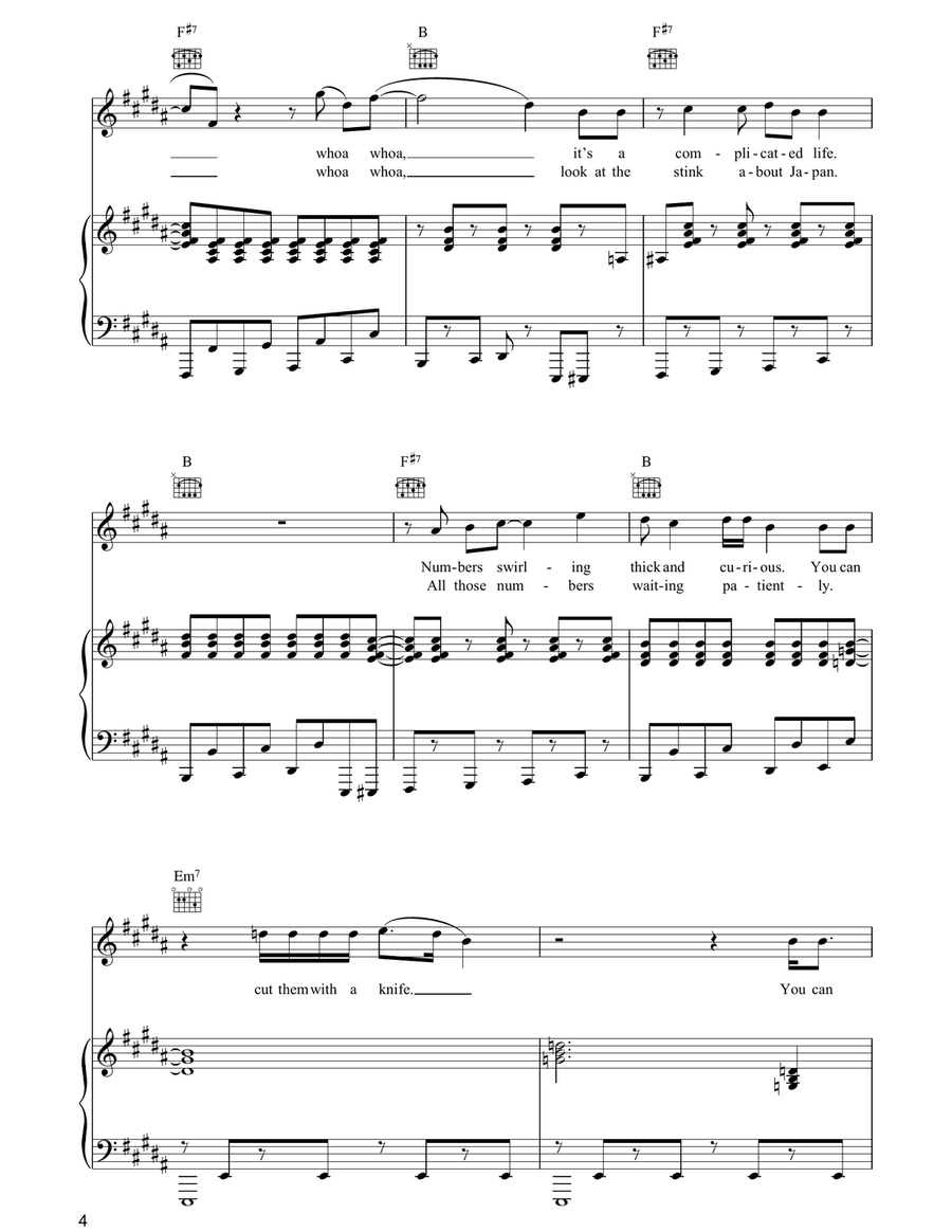 When Numbers Get Serious When Numbers Get Serious Acoustic Guitar scores gallery preview page 4