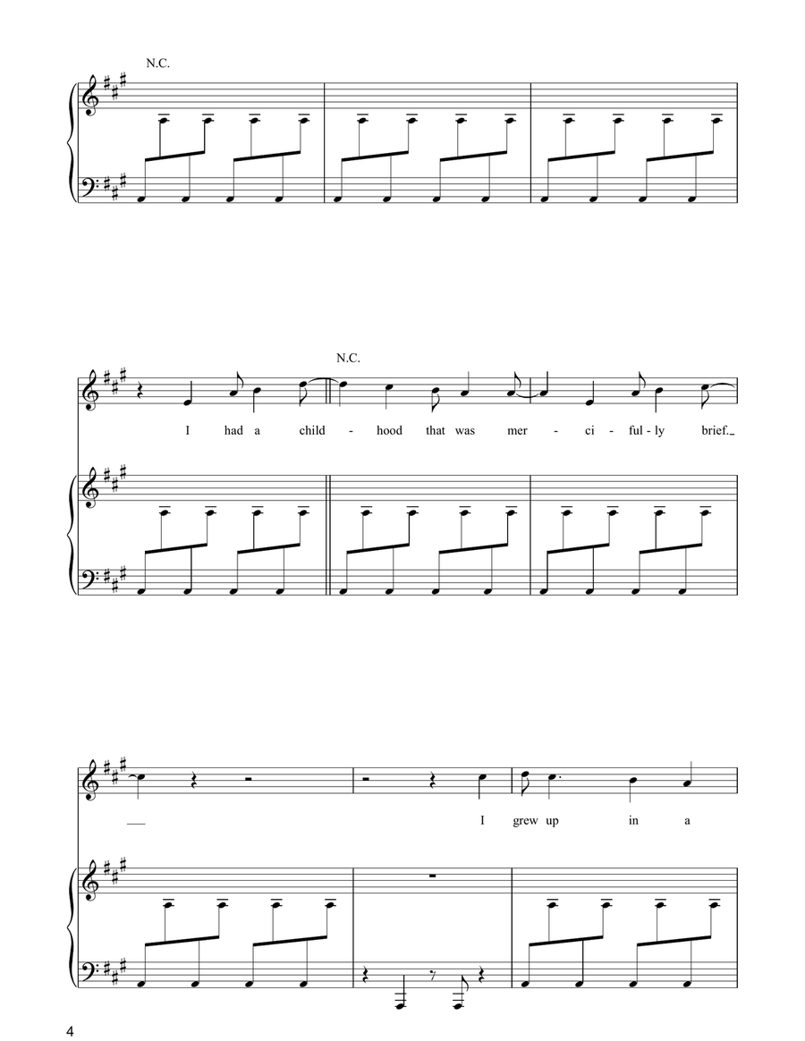 Think Too Much (a) Think Too Much (a) Acoustic Guitar scores gallery preview page 4