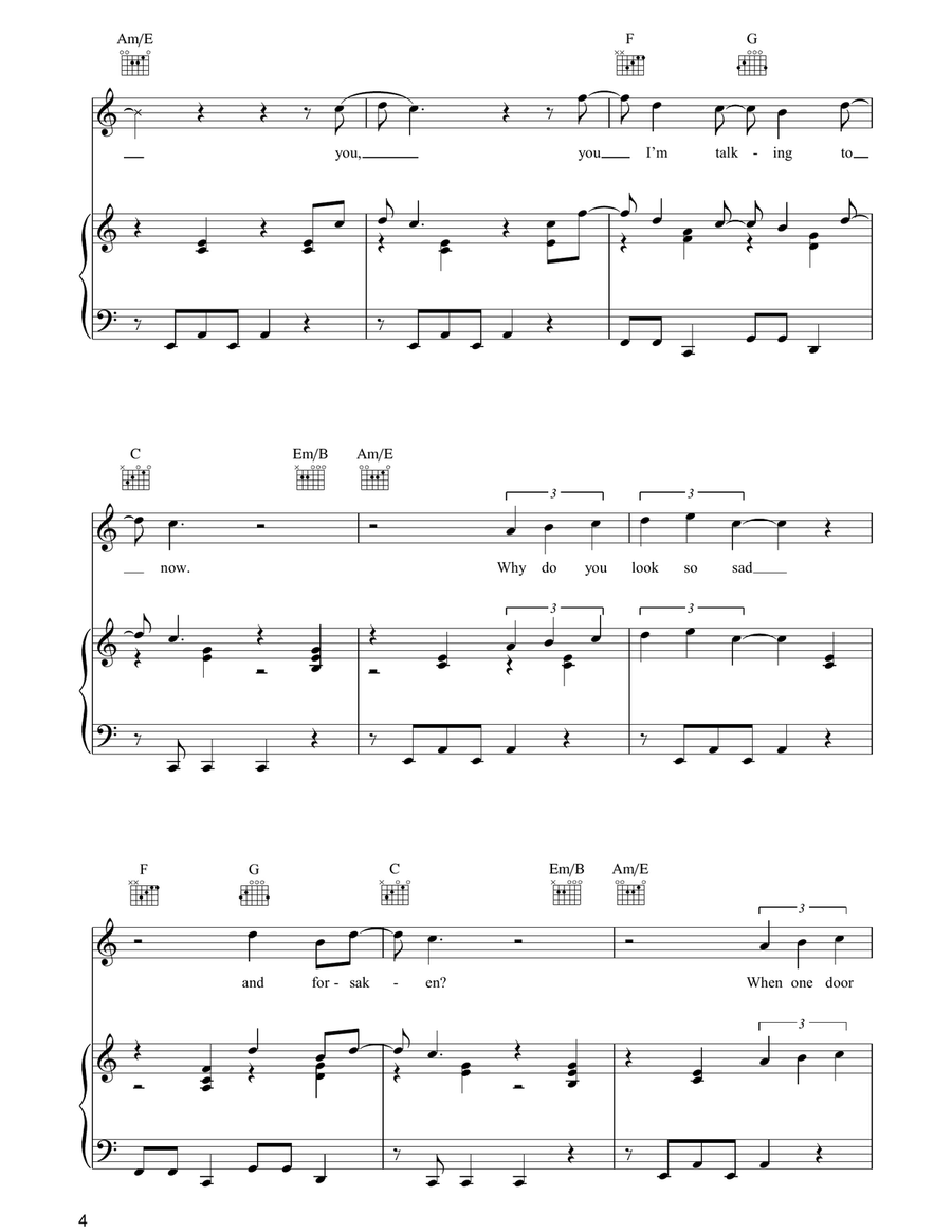 Coming In From The Cold Coming In From The Cold Guitar scores gallery preview page 4