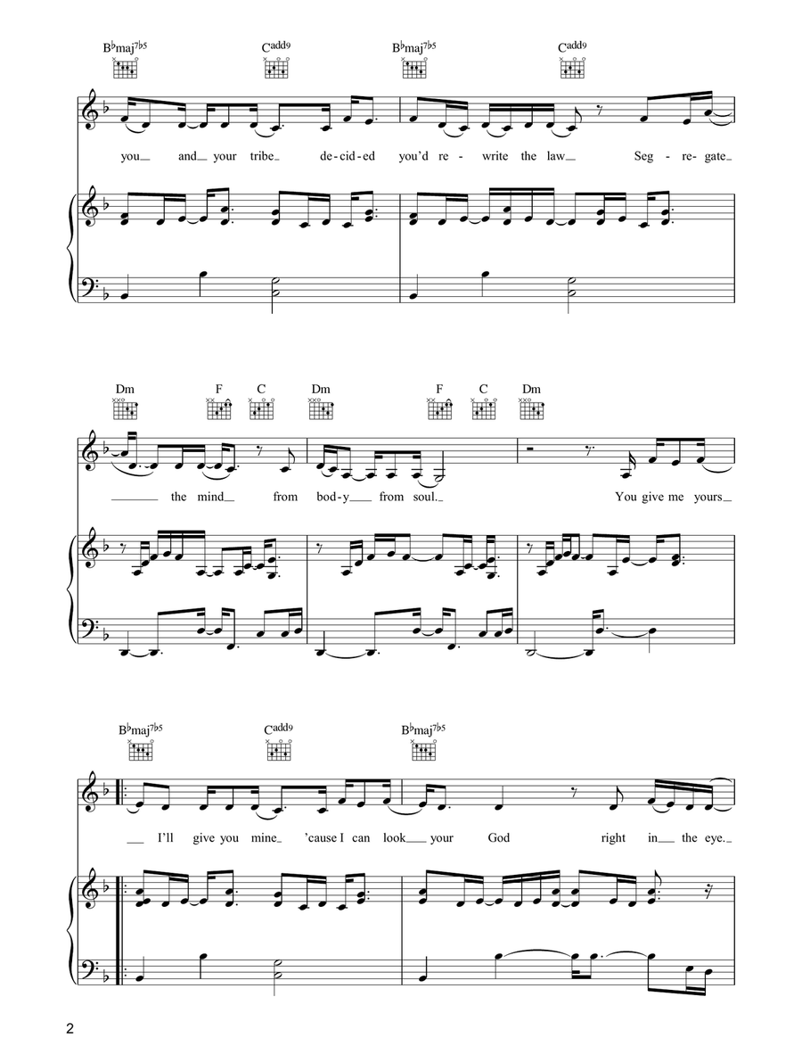 Pancake Pancake Piano, Vocal, Guitar scores gallery preview page 2