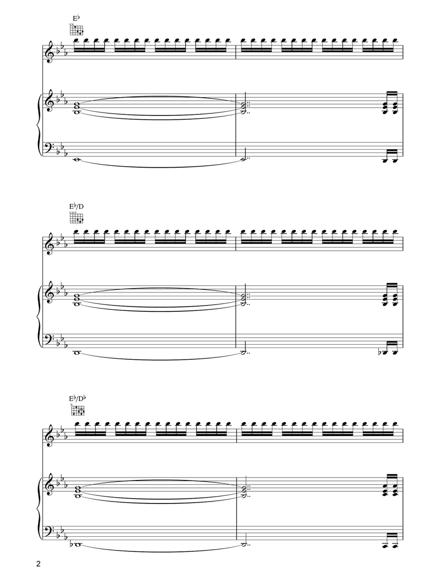 Pyjamarama Pyjamarama Piano, Vocal, Guitar scores gallery preview page 2