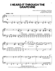 I Heard It Through The Grapevine (arr. Phillip Keveren)
