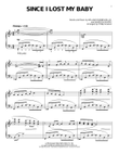 Since I Lost My Baby (arr. Phillip Keveren)