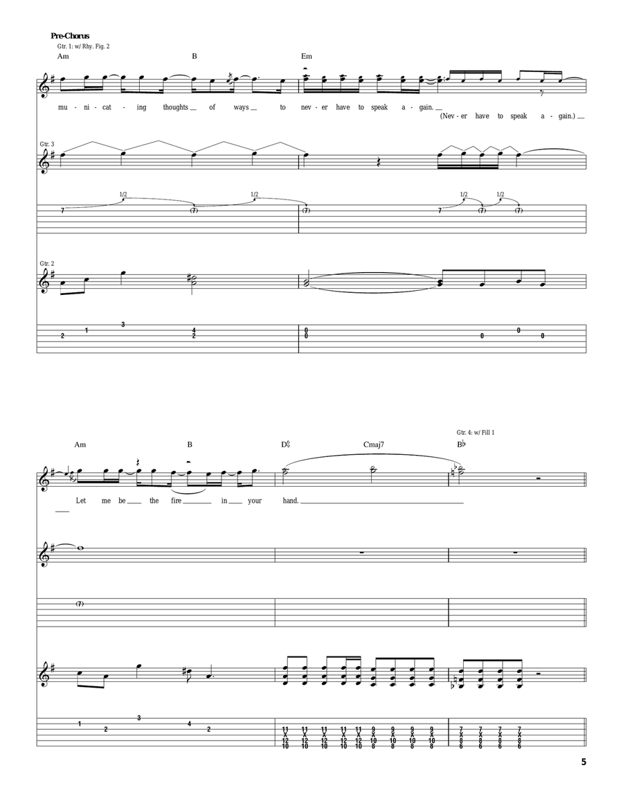 Beyond The Sun Beyond The Sun Acoustic Guitar scores gallery preview page 5