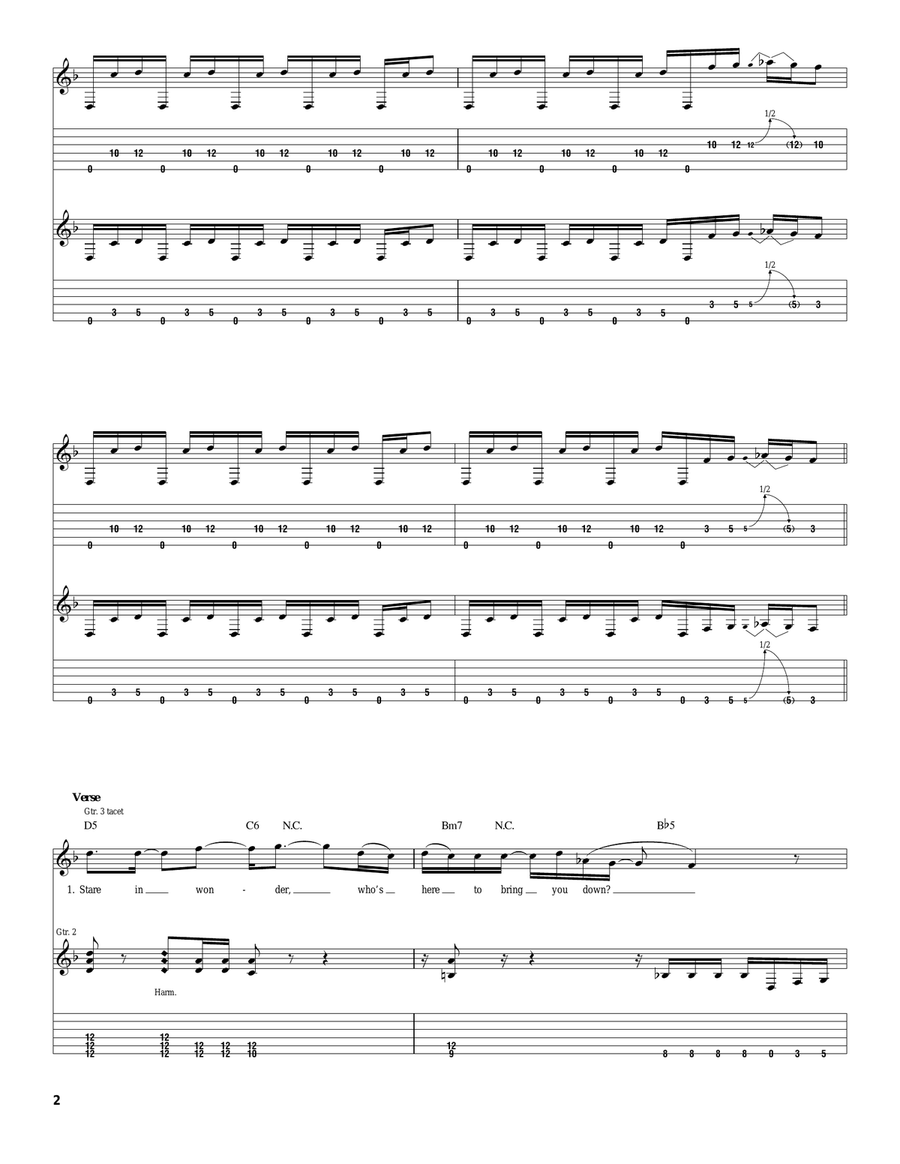 Heroes Heroes Acoustic Guitar scores gallery preview page 2