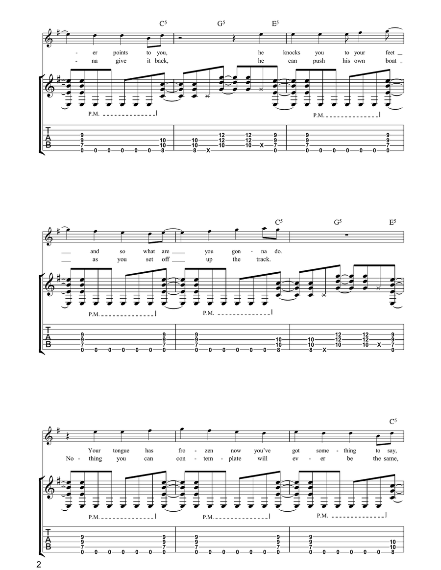 The Wicker Man The Wicker Man Electric Guitar scores gallery preview page 2