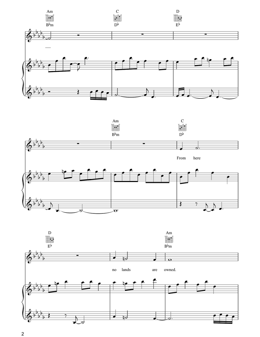 I Can't See New York I Can't See New York Piano, Vocal, Guitar scores gallery preview page 2