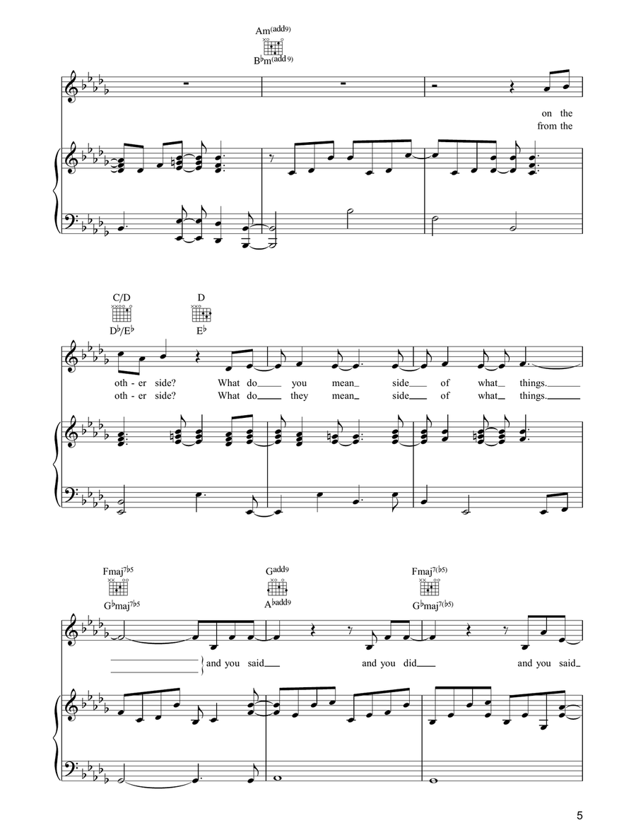 I Can't See New York I Can't See New York Piano, Vocal, Guitar scores gallery preview page 5
