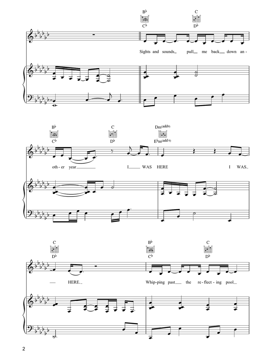 Gold Dust Gold Dust Piano, Vocal, Guitar scores gallery preview page 2
