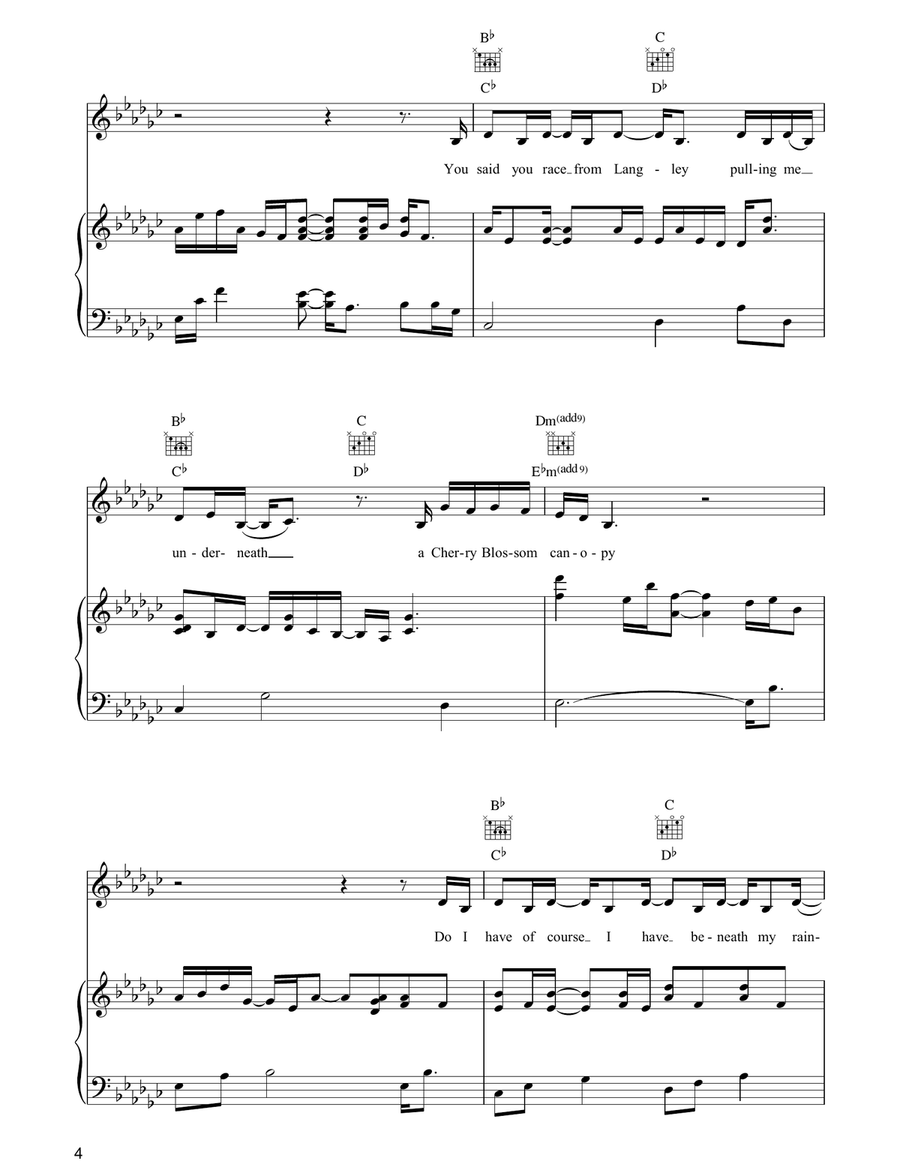 Gold Dust Gold Dust Piano, Vocal, Guitar scores gallery preview page 4
