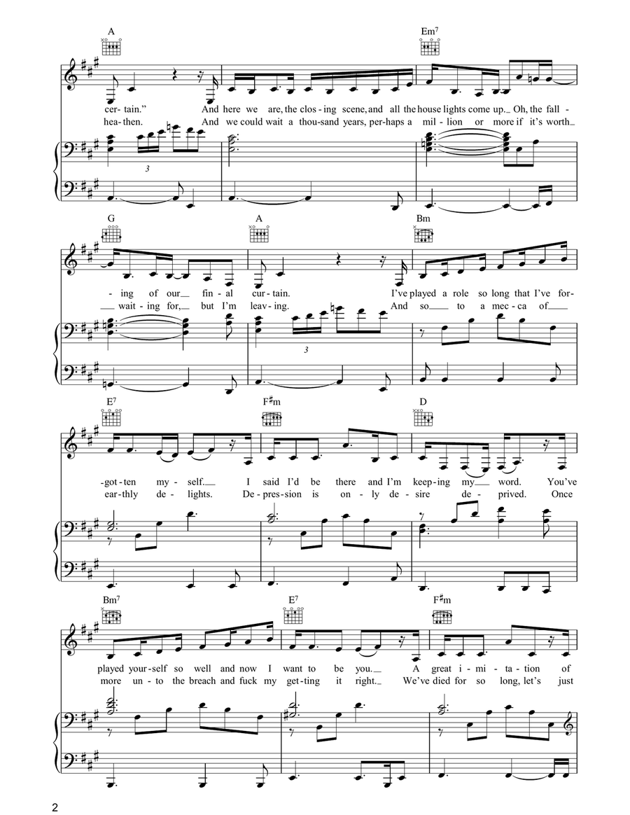 Damascus Damascus Piano, Vocal, Guitar scores gallery preview page 2