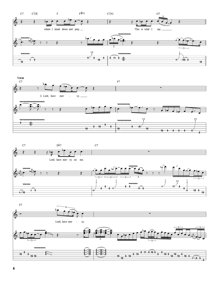 (They Call It) Stormy Monday (Stormy Monday Blues) Acoustic Guitar scores gallery preview page 6
