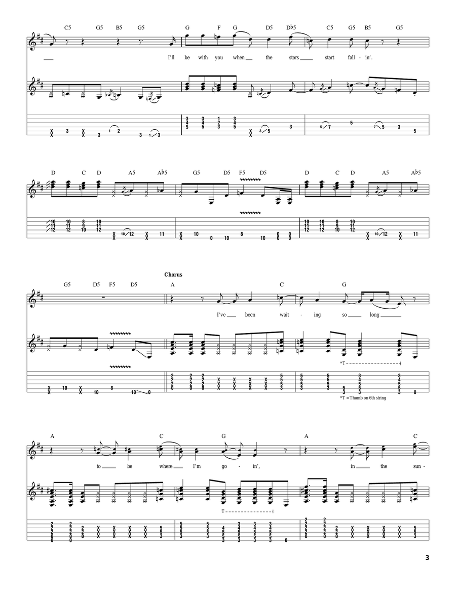 Sunshine Of Your Love Sunshine Of Your Love Acoustic Guitar scores gallery preview page 3
