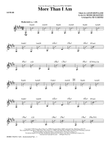 More Than I Am - Guitar