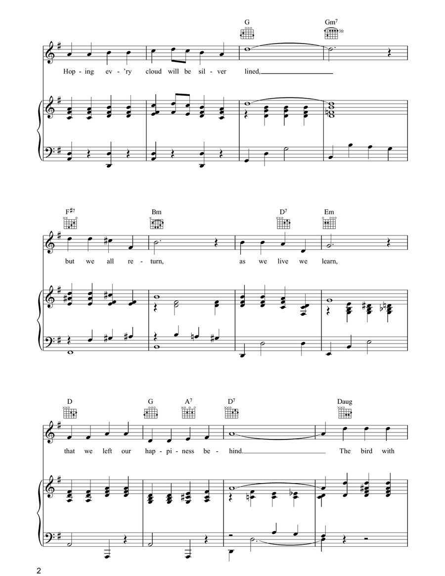 Back In Your Own Back Yard Acoustic Guitar scores gallery preview page 2