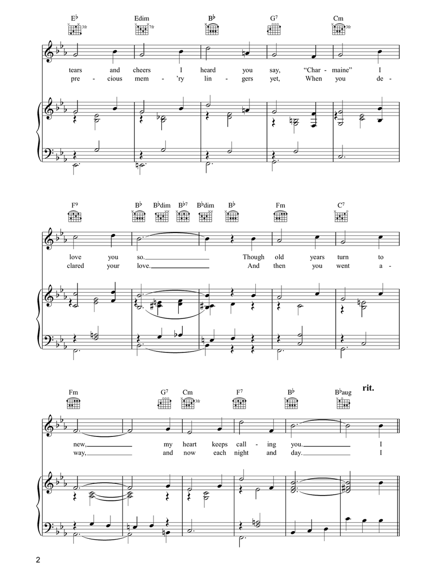 Charmaine Charmaine Acoustic Guitar scores gallery preview page 2