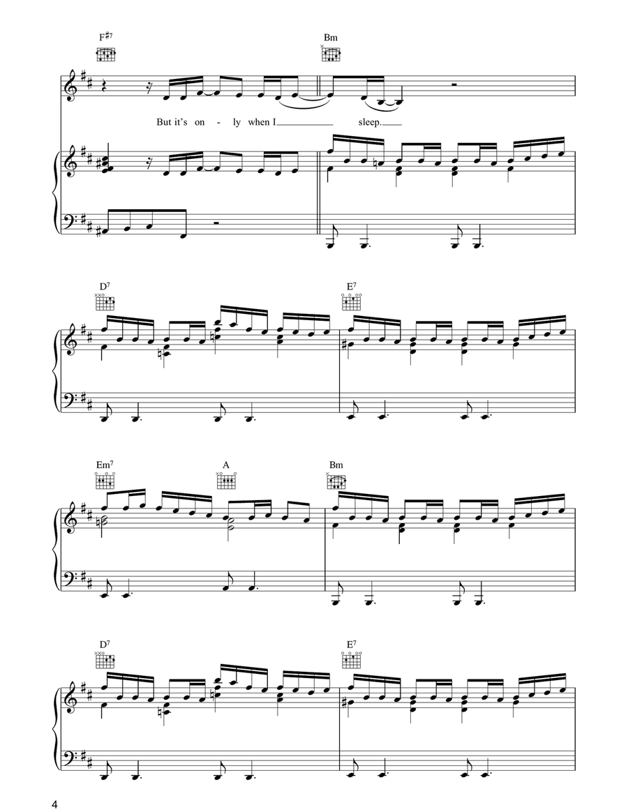 Only When I Sleep Only When I Sleep Acoustic Guitar scores gallery preview page 4