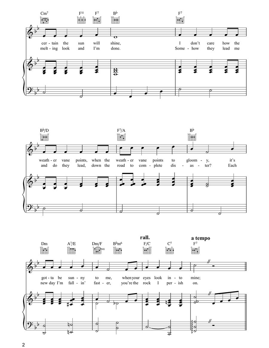 Jeepers Creepers Jeepers Creepers Piano, Vocal, Guitar scores gallery preview page 2