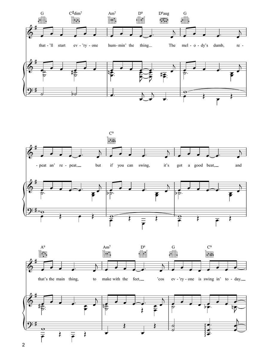 Opus One Opus One Piano, Vocal, Guitar scores gallery preview page 2