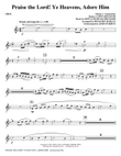 Praise The Lord! Ye Heavens, Adore Him - Oboe