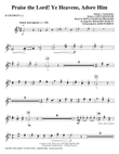 Praise The Lord! Ye Heavens, Adore Him - Bb Trumpet 1,2