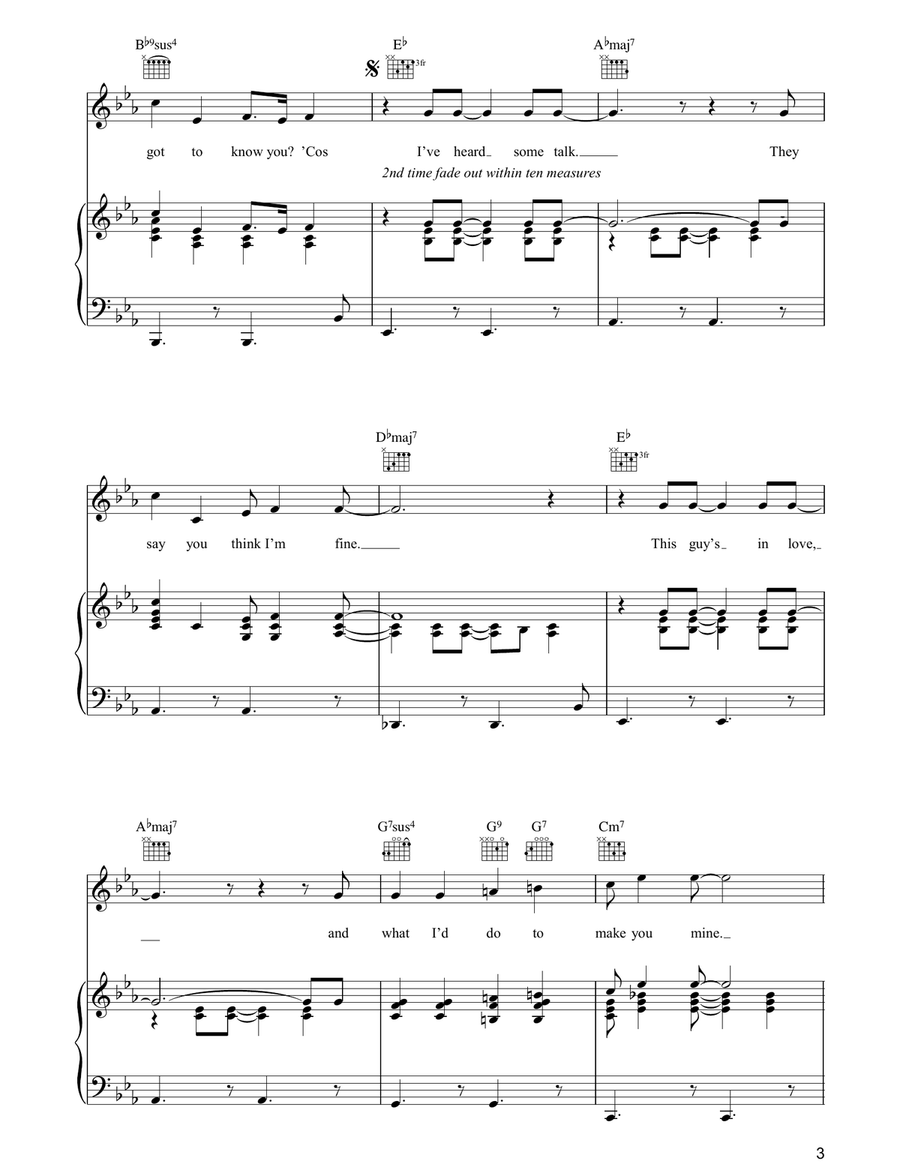 This Guy's In Love With You Piano, Vocal, Guitar scores gallery preview page 3