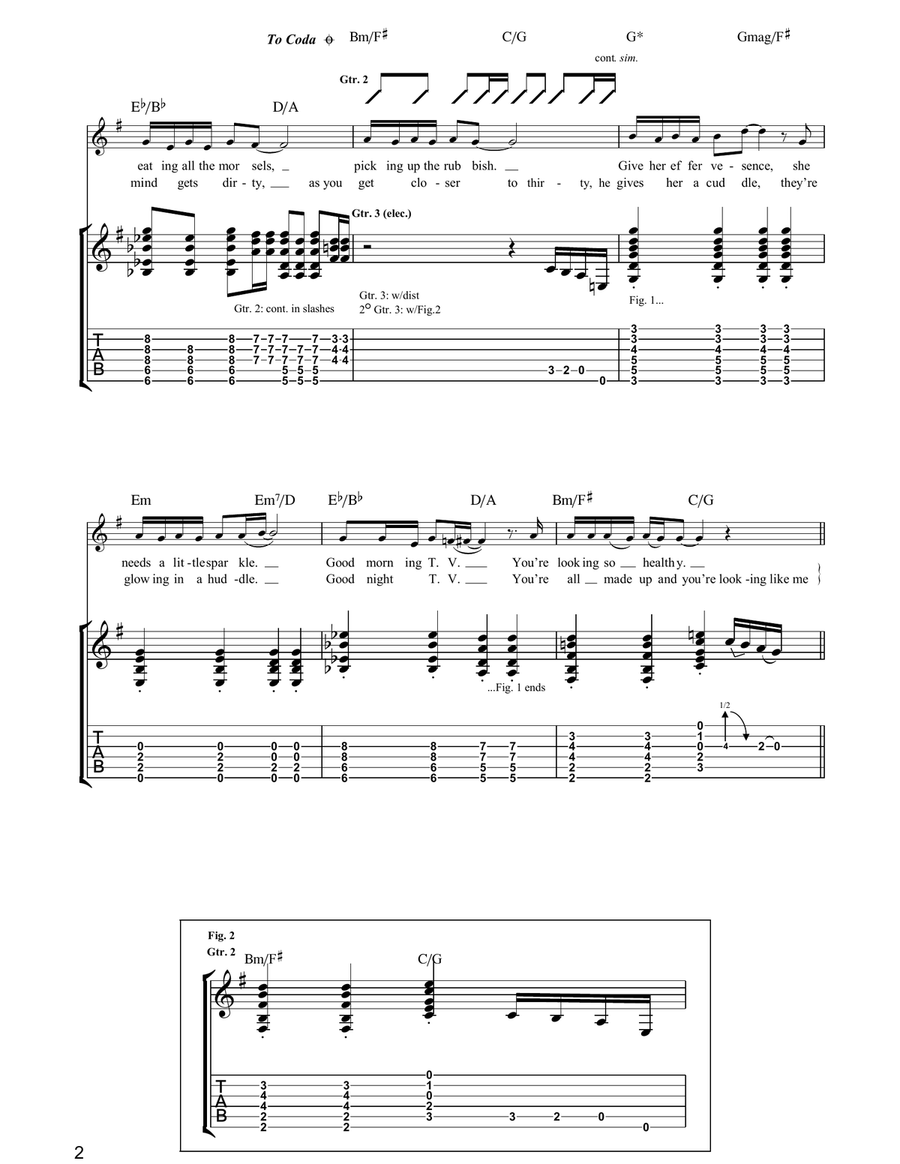 End Of A Century End Of A Century Acoustic Guitar scores gallery preview page 2