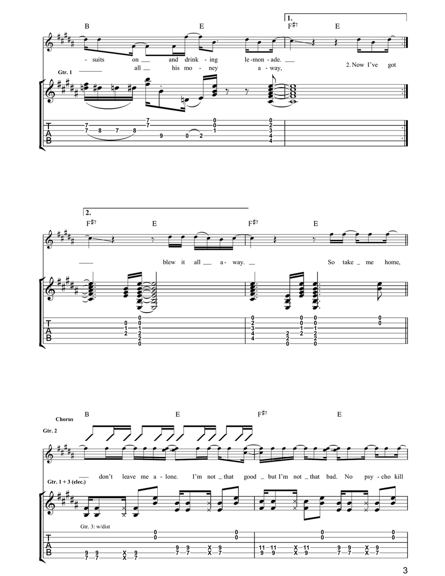 On Your Own On Your Own Acoustic Guitar scores gallery preview page 3