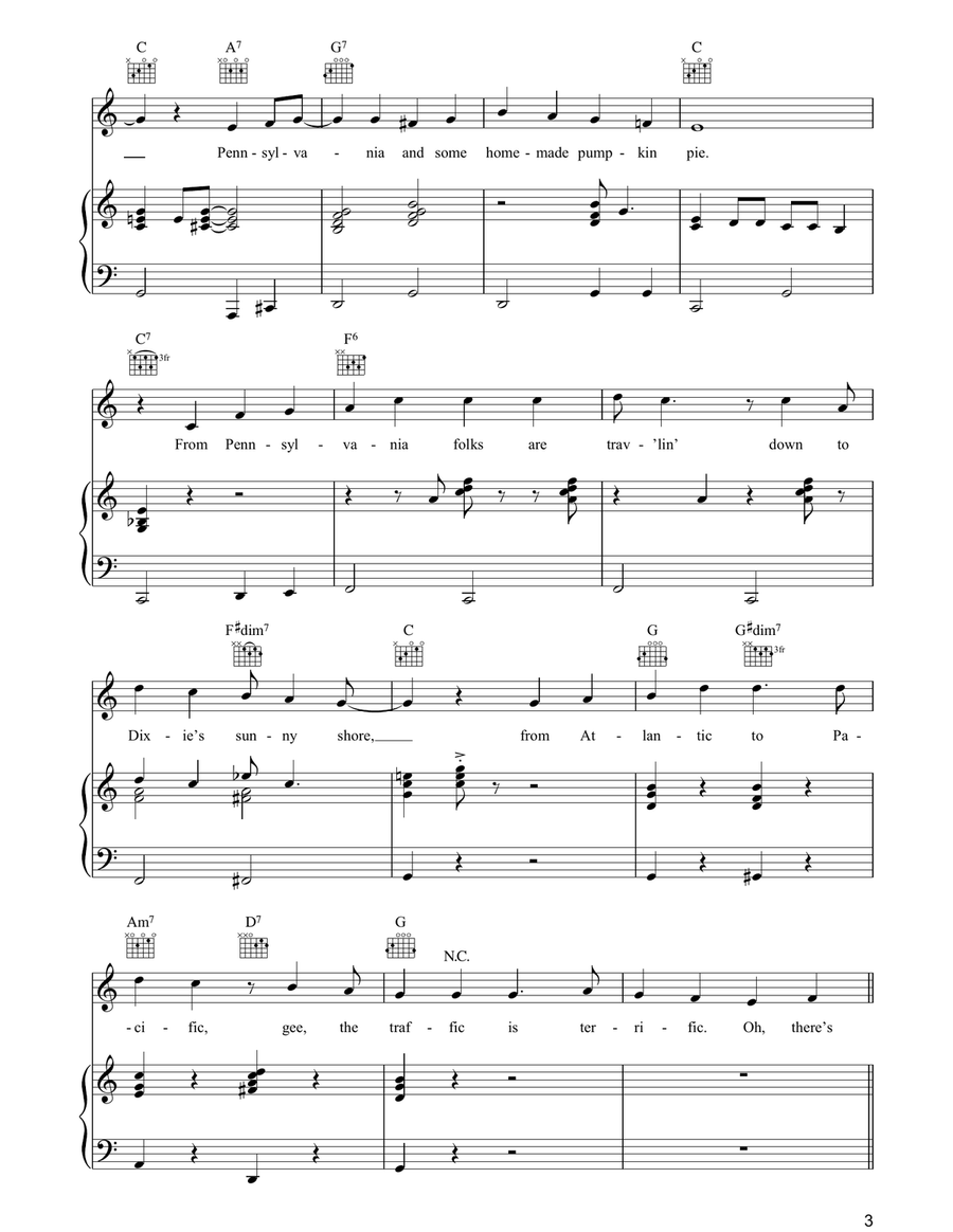 (There's No Place Like) Home For The Holidays Guitar scores gallery preview page 3