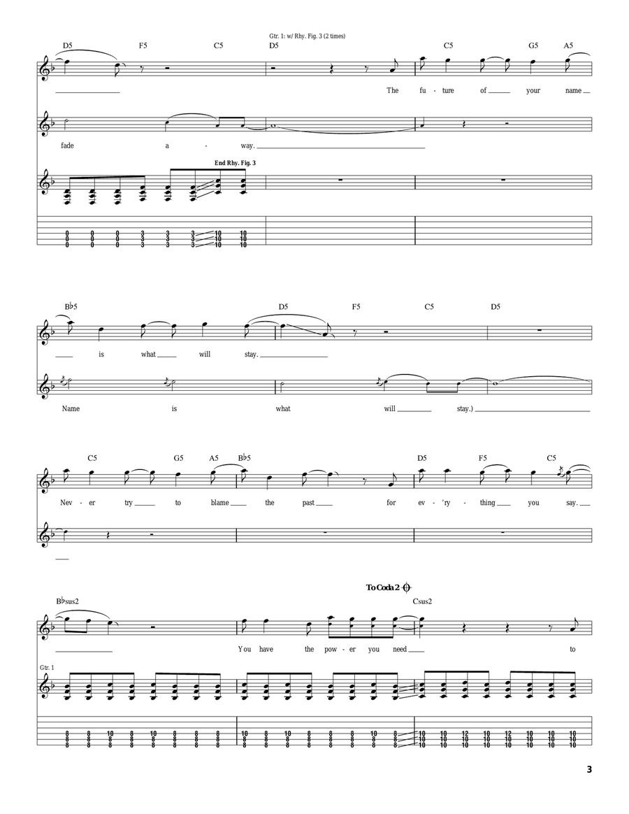 Legacy Legacy Acoustic Guitar scores gallery preview page 3