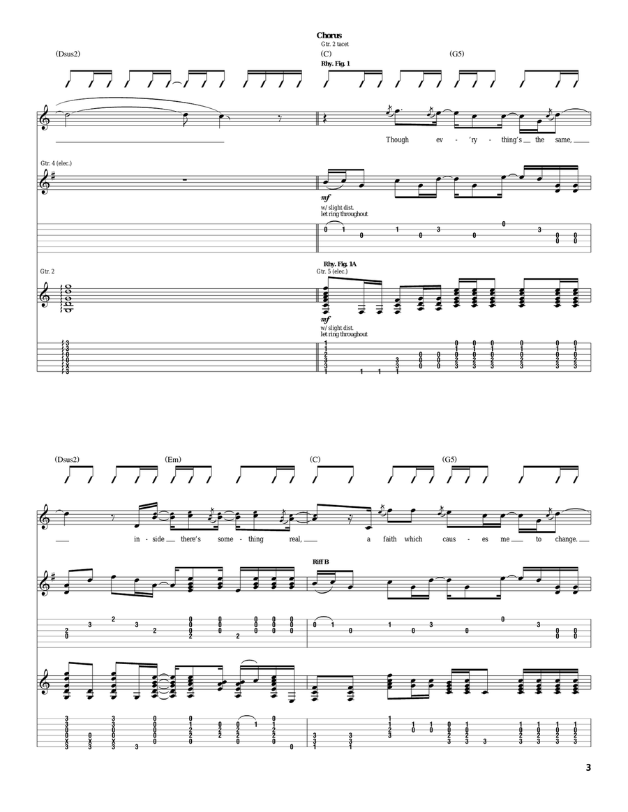 Smile Smile Acoustic Guitar scores gallery preview page 3