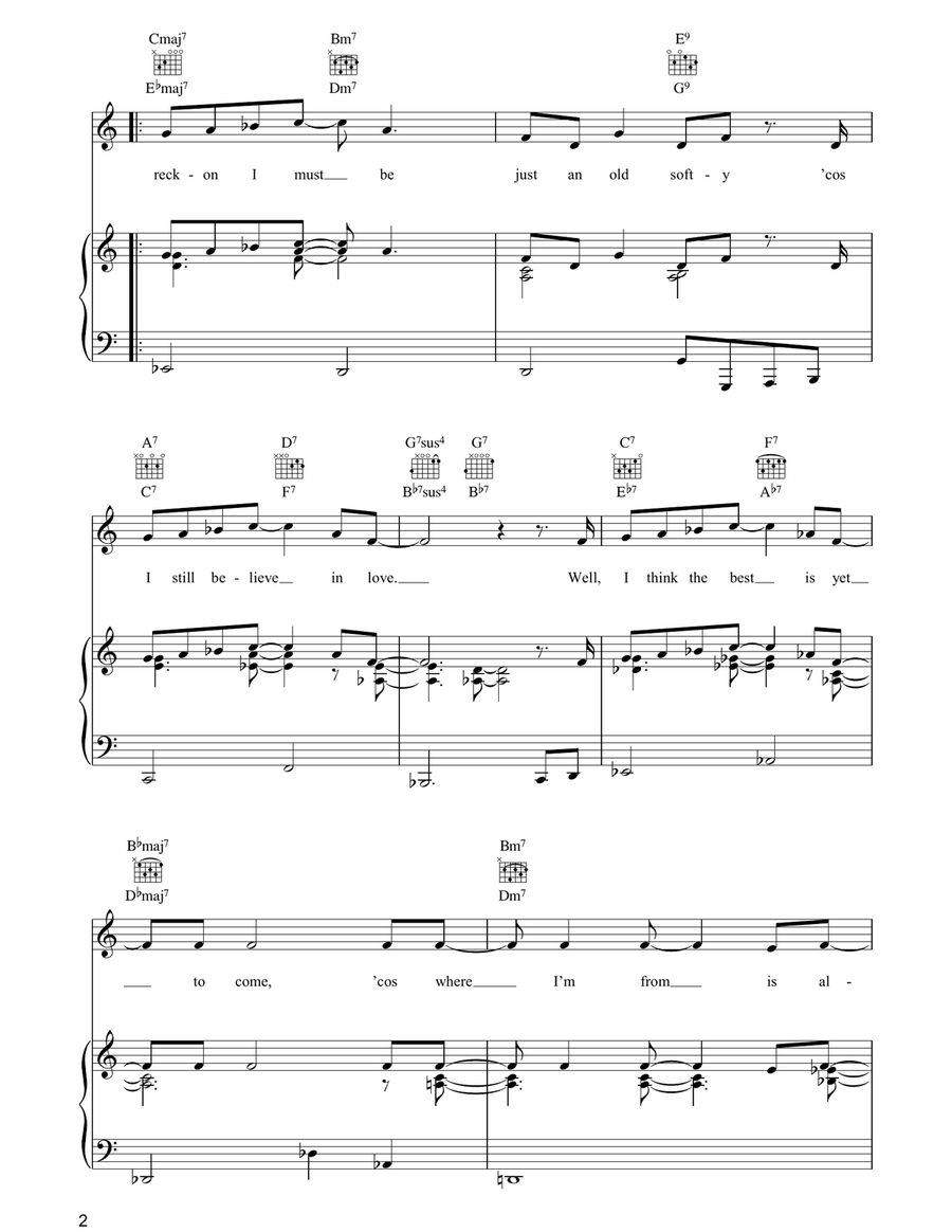 Love Songs Love Songs Piano, Vocal, Guitar scores gallery preview page 2