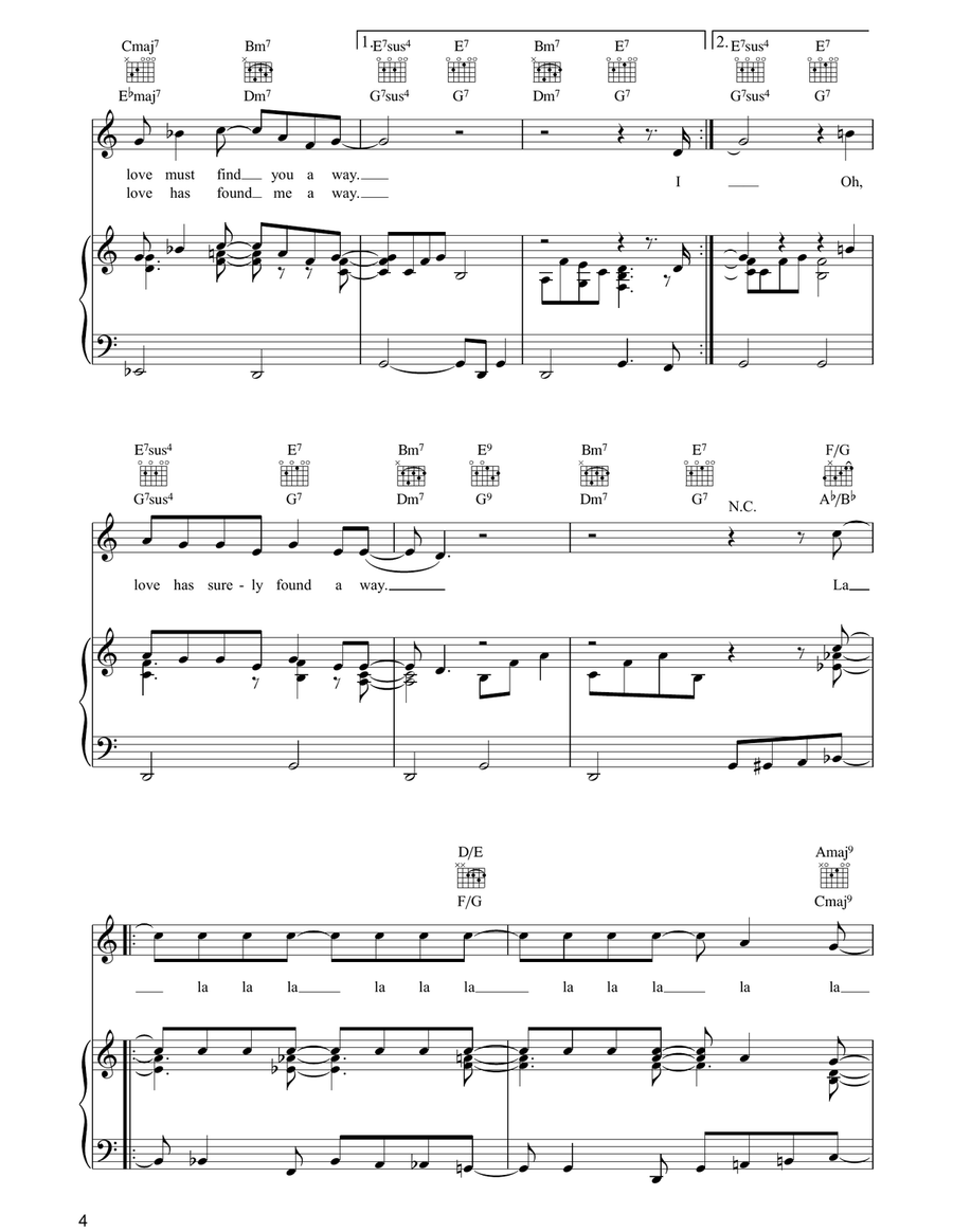 Love Songs Love Songs Piano, Vocal, Guitar scores gallery preview page 4