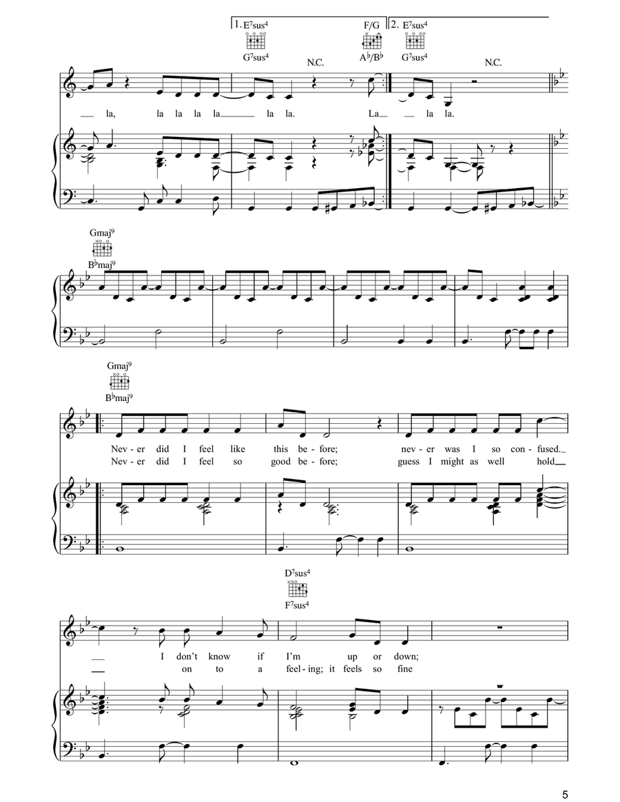 Love Songs Love Songs Piano, Vocal, Guitar scores gallery preview page 5