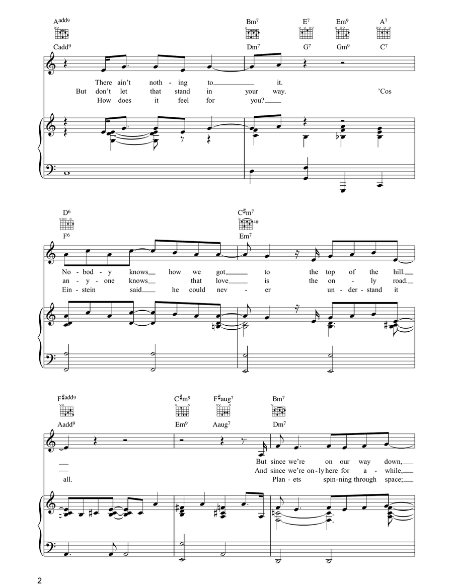Secret O'Life Secret O'Life Piano, Vocal, Guitar scores gallery preview page 2