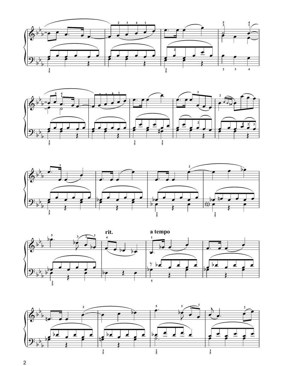 Violin Concerto No.1 In G Minor (2nd Movement) Violin Solo scores gallery preview page 2